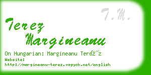 terez margineanu business card